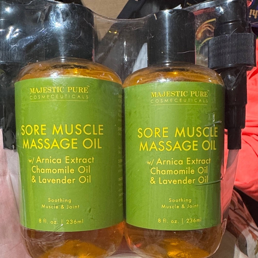 Majestic Pure Sore Muscle Massage Oil Set